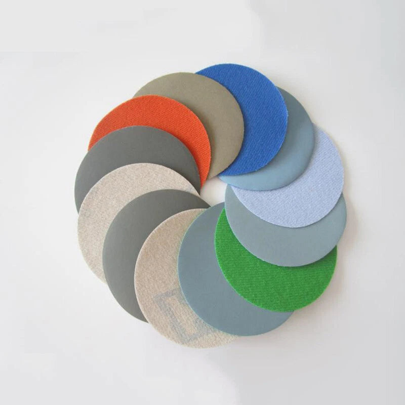 1"-8" Sanding Discs 25mm-200mm Water Sandpaper Hook £¦ Loop Pads 1500-10000 Grit