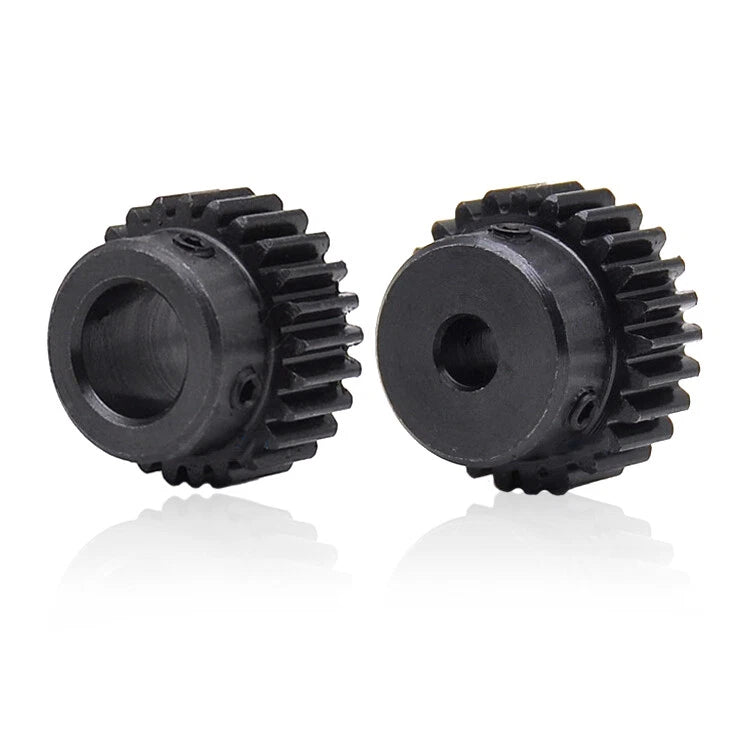 1 Mod 10T-46T Precision Spur Pinion Gear With Step 45# Steel Motor Gear All size