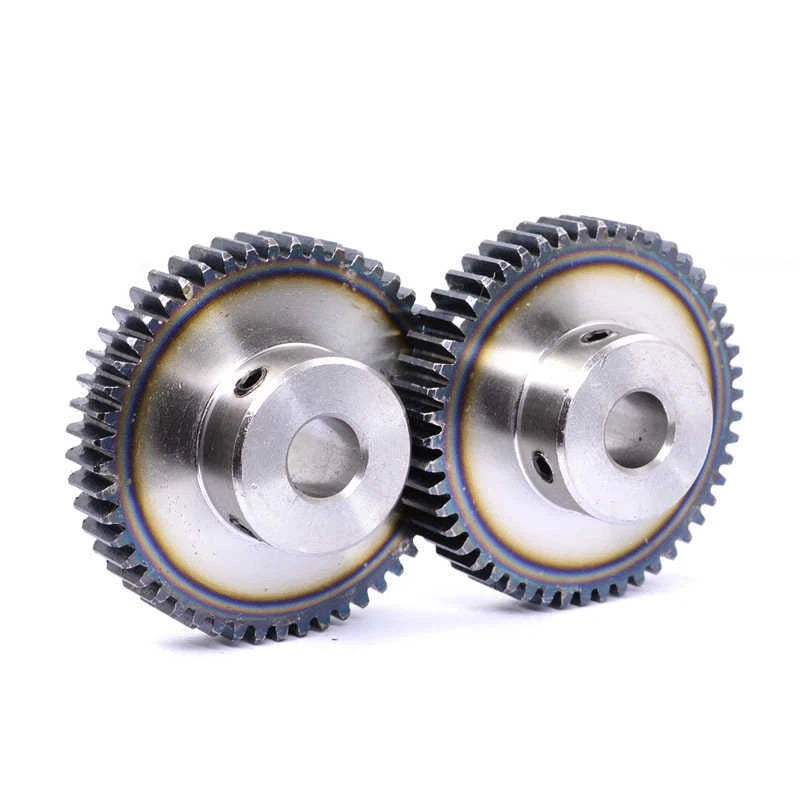 Spur Gears 1 Mod Transmission Gear With Step 45#Steel Pinion Motor Gear 90T~150T