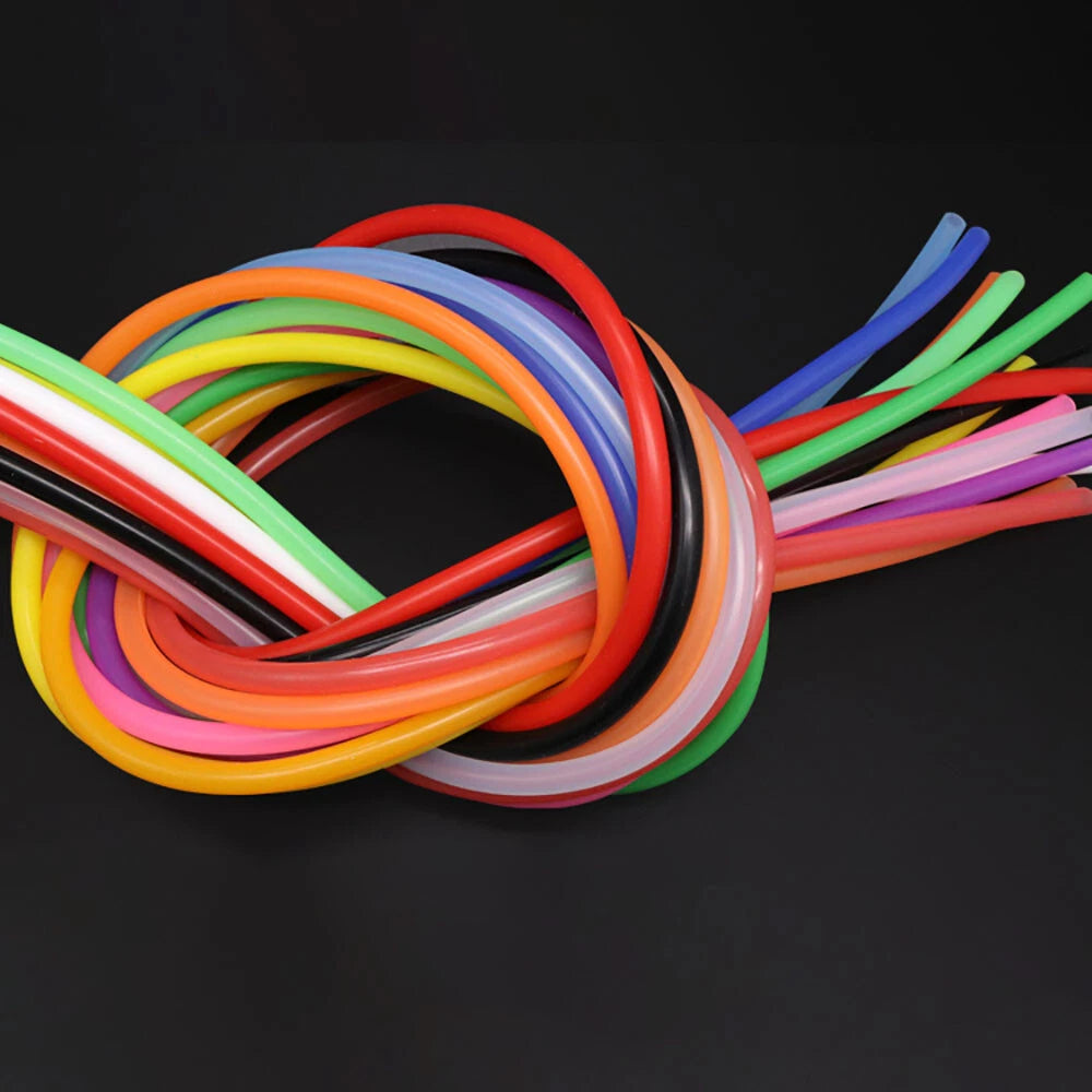 Color Silicone Tube Food Grade Flexible Tubing Hose Rubber Pipe Various Sizes