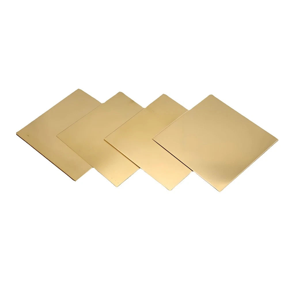 Brass Square/Plate/Sheet 0.1mm to 5.0mm Thick - Brass Sheet Metal Guillotine Cut