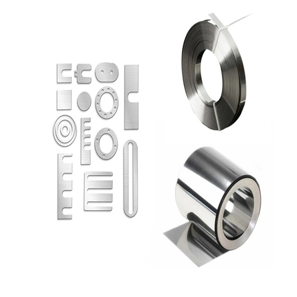430 Stainless Steel Thin Plate Band Foil Sheet Strip Roll 0.1mm-0.5mm Metal Stri