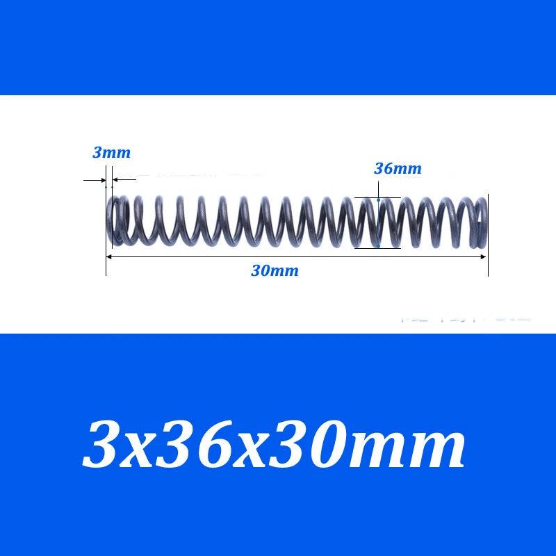Compression Spring 30-40mm Diameter & 20-100mm Length Pressure Big 3mm Wire Dia