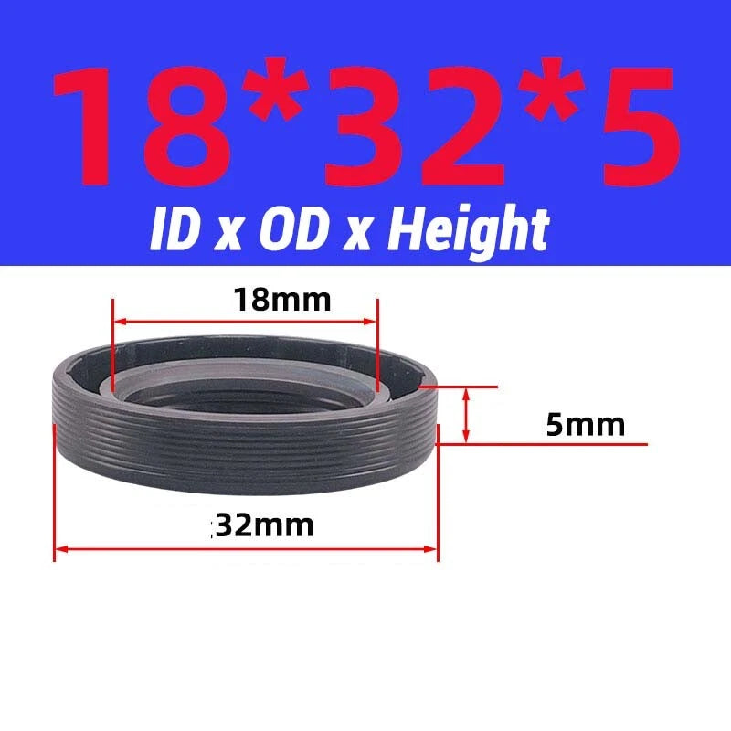 Oil Seal Metric Size Rotary Shaft Seal ID 8-38 mm TC FB Skeleton Oil Seal Rings