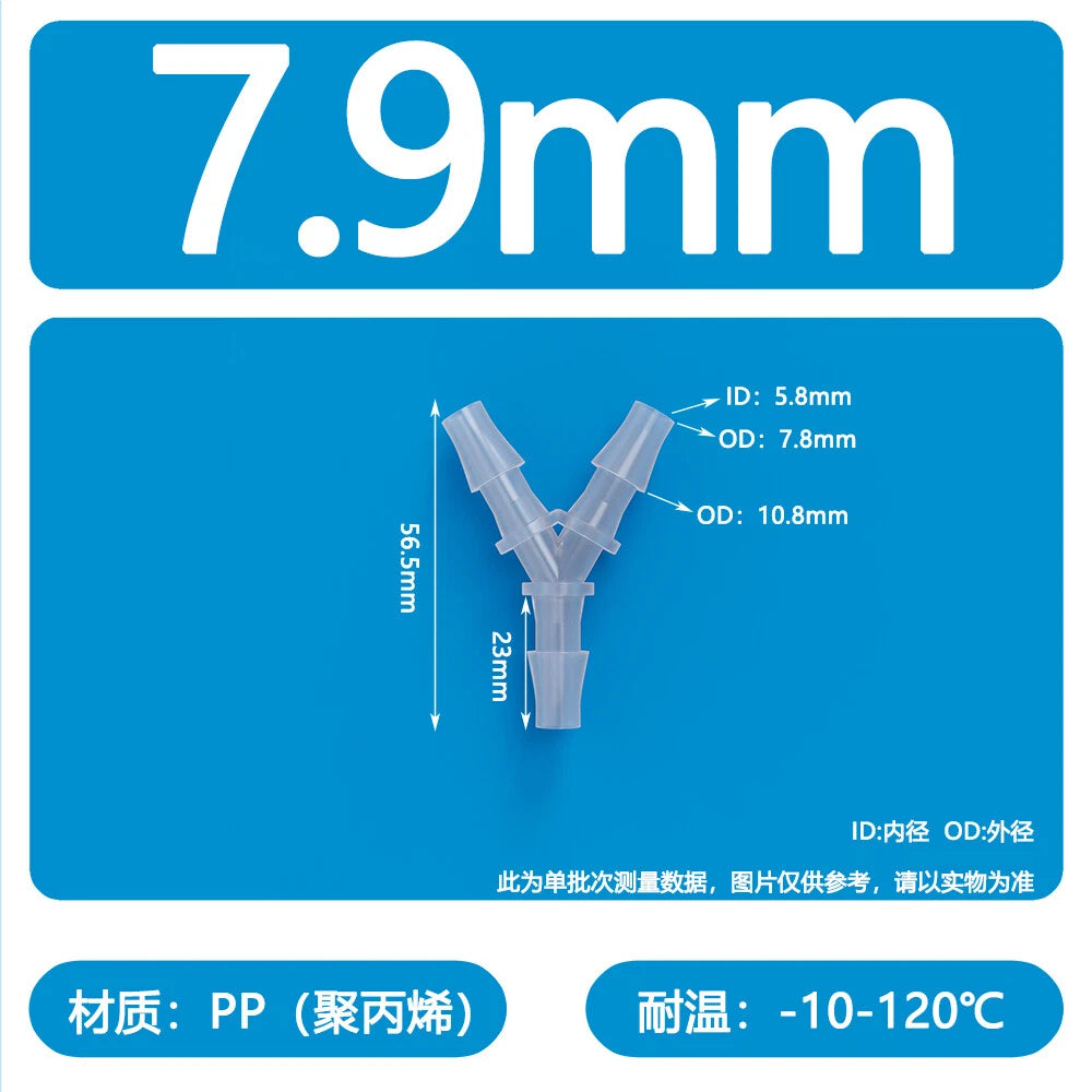 Plastic Pagoda Tubes Reducer Joint 2 3 4Way Hose Connector Tube Splitter Fitting