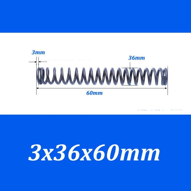 Compression Spring 30-40mm Diameter & 20-100mm Length Pressure Big 3mm Wire Dia