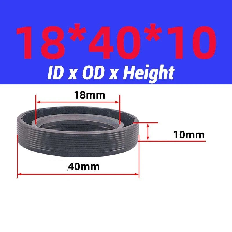Oil Seal Metric Size Rotary Shaft Seal ID 8-38 mm TC FB Skeleton Oil Seal Rings