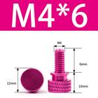 M3 M4 Anodized Aluminum Thumb Screws — Knurled Head Hand Bolts for PC Case, Fishing Rigs & DIY Projects