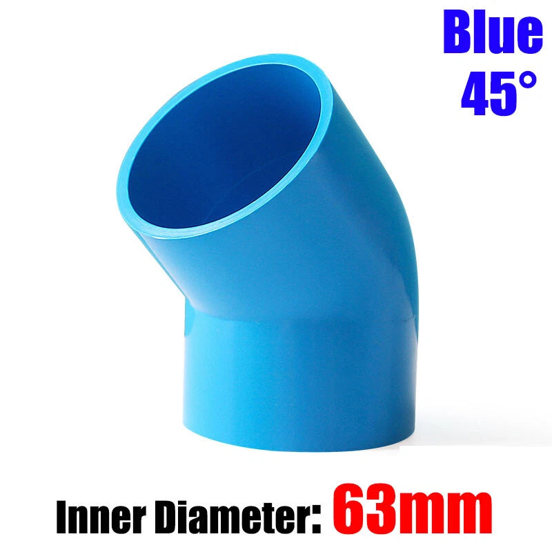 PVC 3 4 5 6-Way Elbow Connector Direct Pipe Fittings 20-110mm White Blue Grey