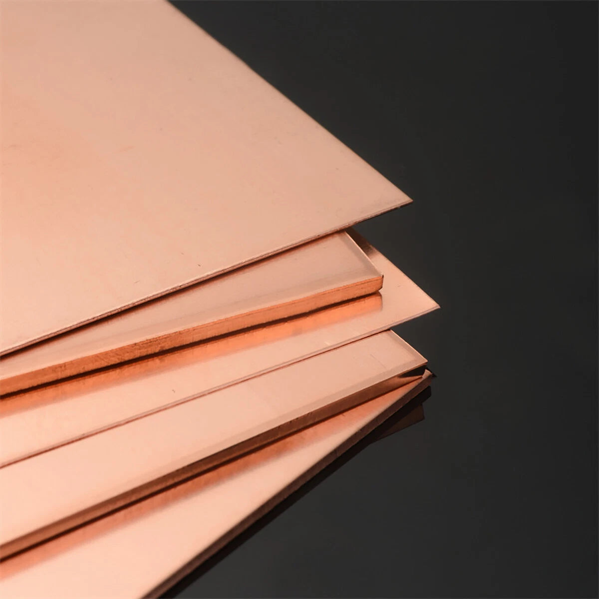 2PCS 0.5 x 460 x 520 mm 99.9% Pure Copper Cu-ETP Metal Sheet Plate