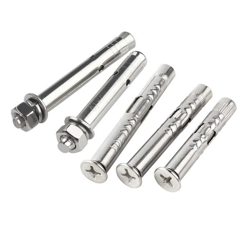 M6 M8 M10 M12 Stainless Steel Expansion Anchor Bolts — Hex, Socket & Phillips Head - HomeDIYer