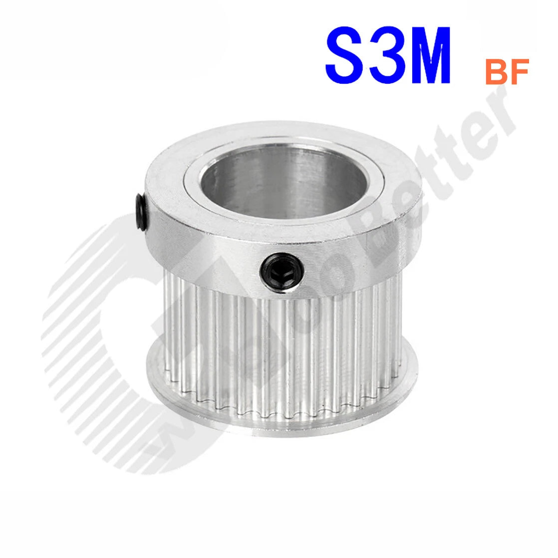 S3M Type Timing Pulley 30T~48T Bore=4~25mm for 10 mm Belt S3M-BF Timing Pulley