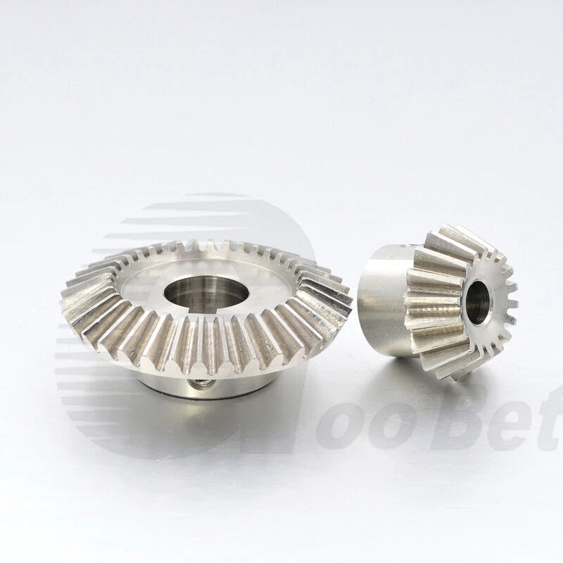 Bevel Gear Stainless Steel Module 1 1.5 Miter Gear 1:2 Pairing 18 20 36 40 Tooth