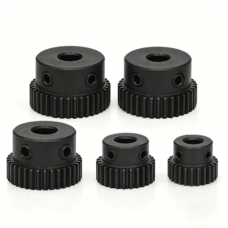 0.5 Module Spur Gear 25-60 Teeth 45# Steel 0.5M Pinion Drive Straight Gears