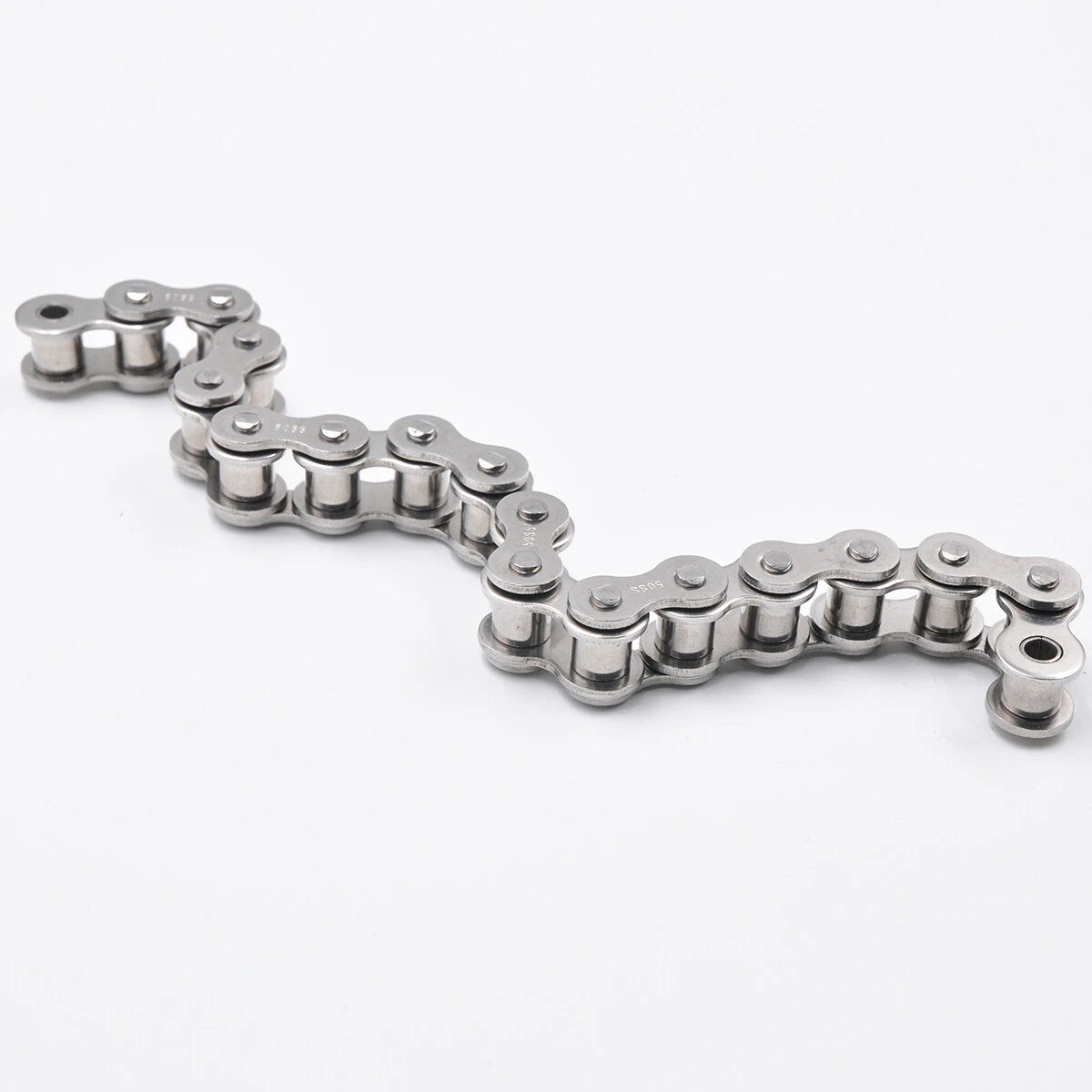 #25 Roller Chain Pitch 1/4" 6.35mm Stainless Steel 04C-1 Transmission Chain