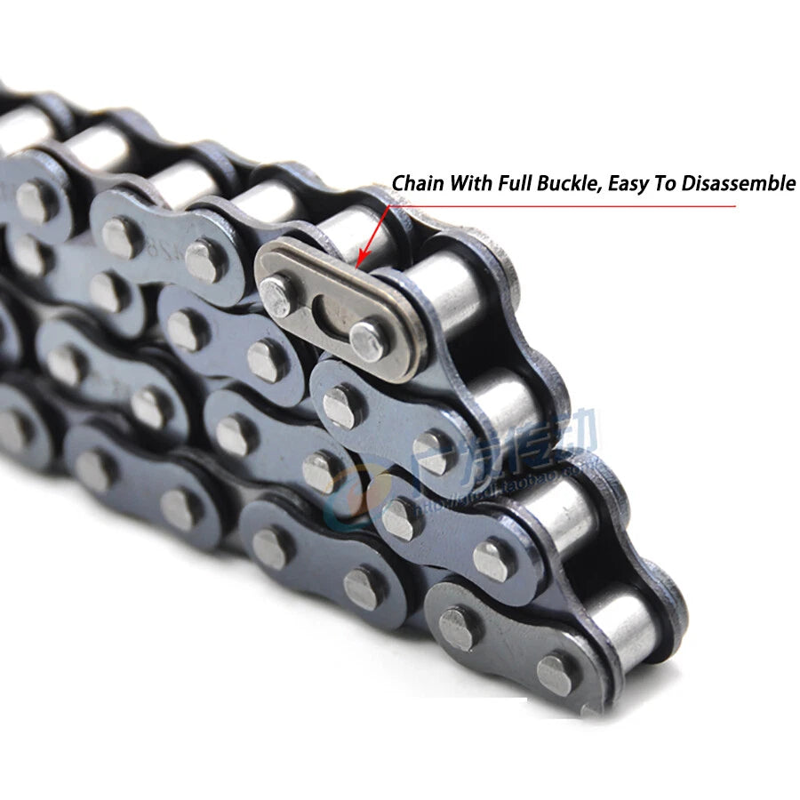 Simplex Roller Chains 04C, 05B, 06B, 06C, 08B, 10A, 12A, 16A Transmission Chain