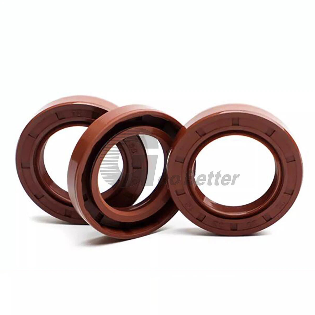 TC Skeleton Oil Seal FKM Double Lip Rotary Shaft Seal — 10mm Height, ID 12–90mm