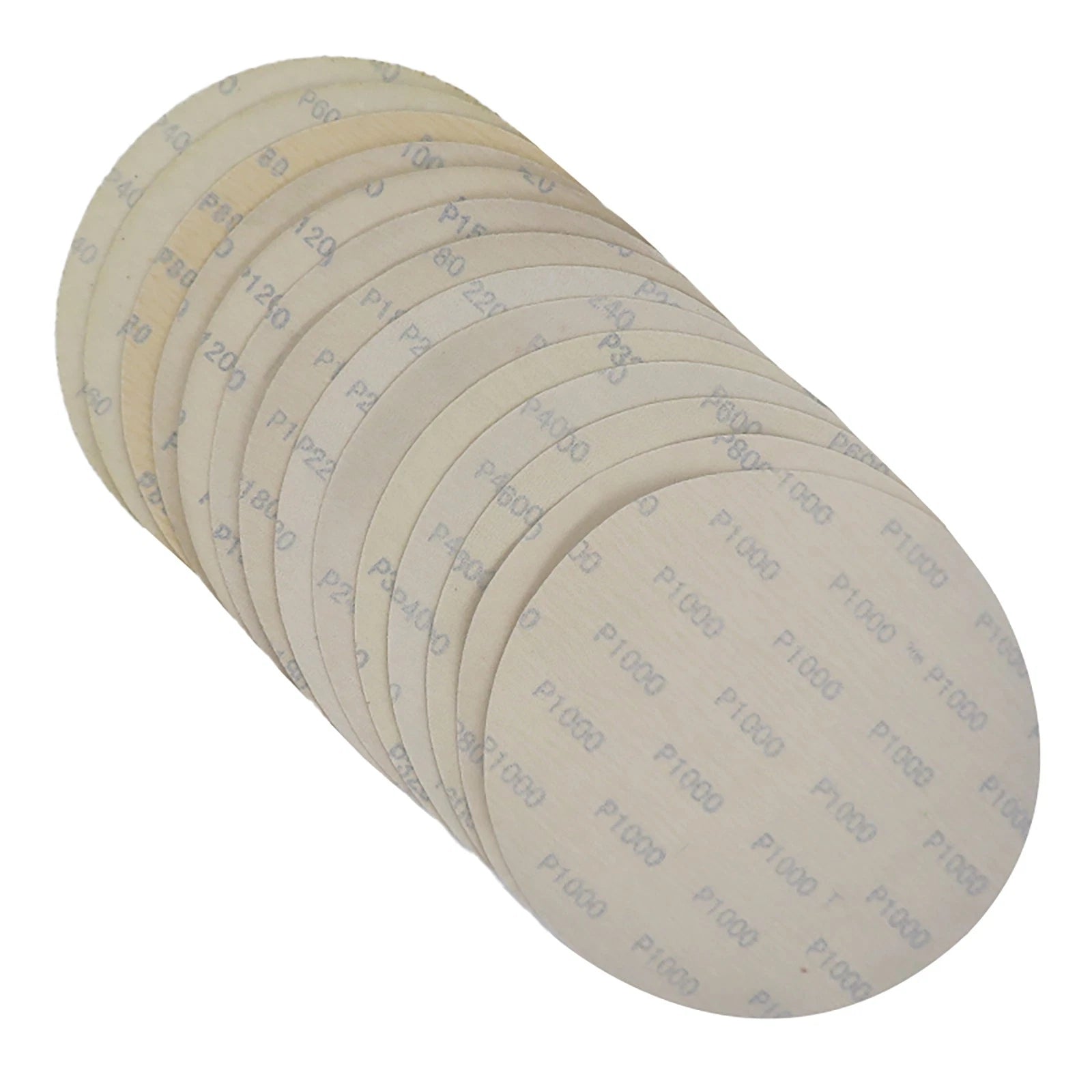 225mm 9" Dry Sanding Discs Grit 40 - Grit 1000 Sandpaper Pad Hook & Loop