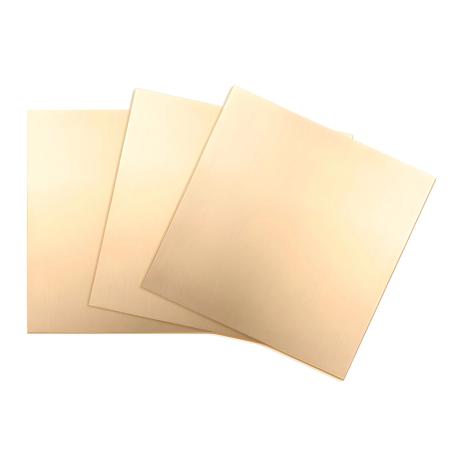 H62 Brass Sheet Plate Guillotine Offcuts, Various Multiple Sizes 0.3mm-8mm Thick