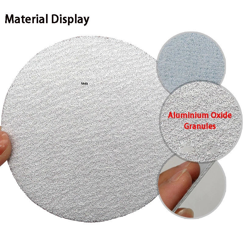 4" Inch Dry Sanding Discs 100mm Hook & Loop Sandpaper Pads Sheets 60#-1000 Grit