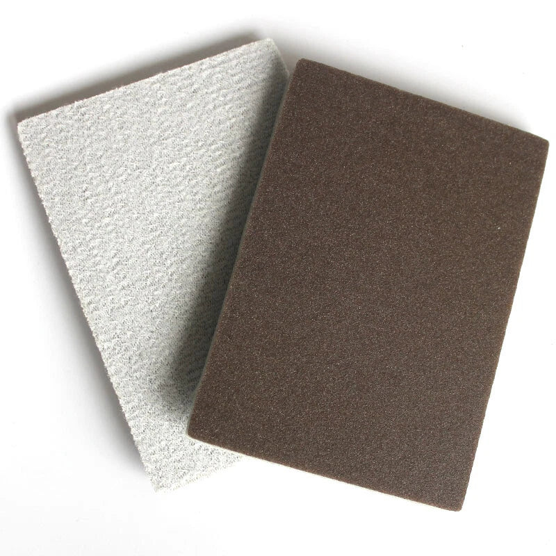 Flexible Wet/Dry Abrasive Sandpaper Sponge Pads Foam Sanding Block 300-3000 Grit