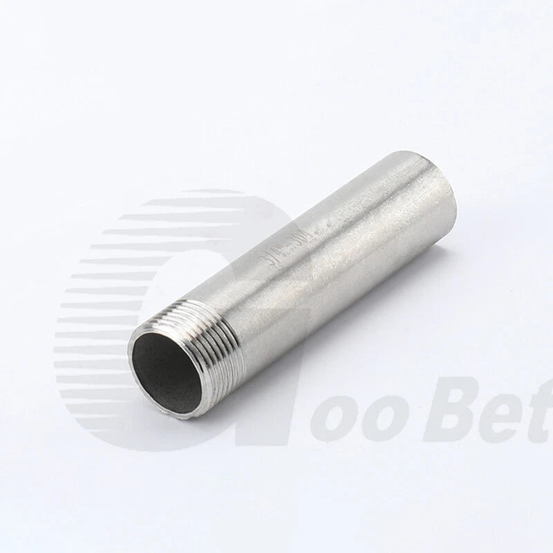 304 Stainless Steel Weld Nipple BSP Screwed Pipe Fitting | 1/4" to 4" (DN8–DN100)