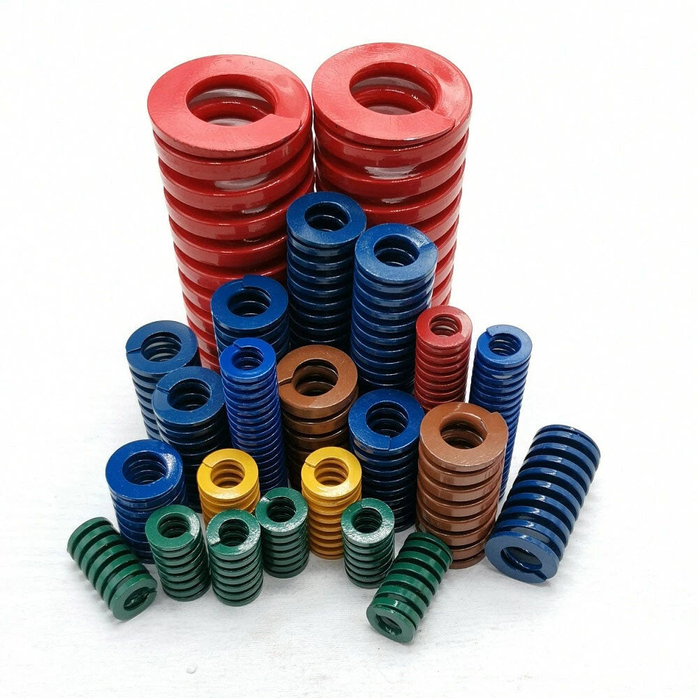 8x4mm/10x5mm Multicolor Spiral Stamping Compression Mould Spring Length 15-150mm