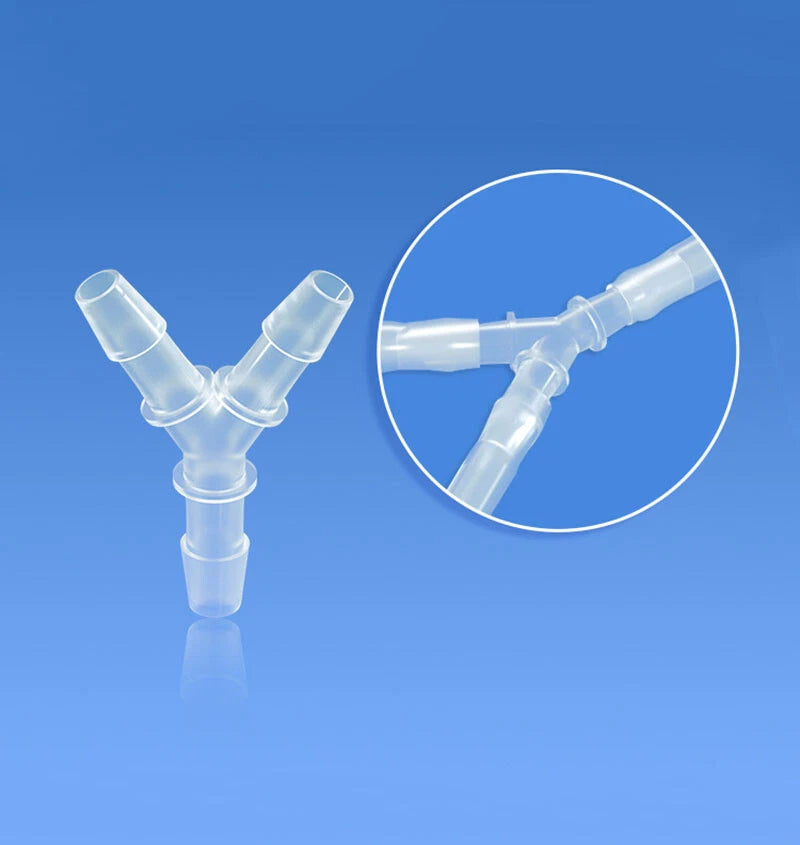 3-Way Y Type Tube Hose Pipe Joint Plastic Tube Connector Barbed 2.4mm~19.5mm