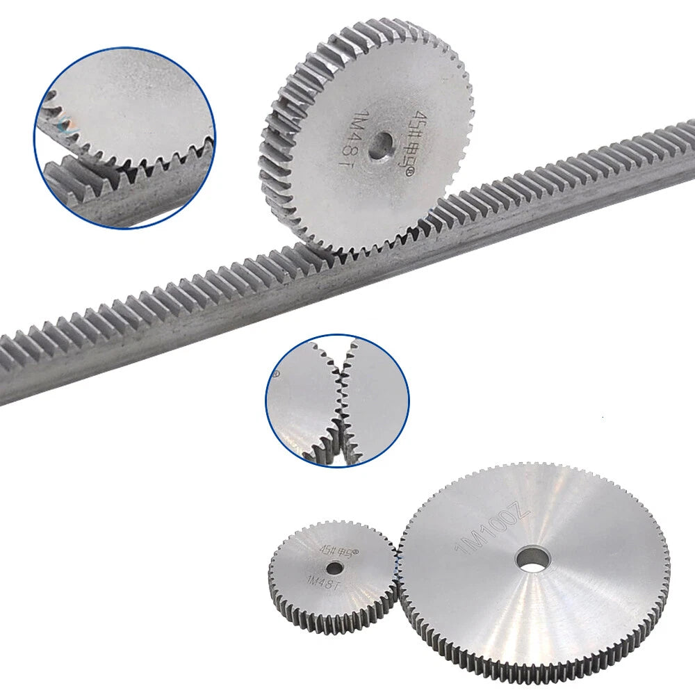 1,1.5,2 Mod Spur Gears 10T to 150T Flat C45 Steel Gears Motor Gears Rough Gears