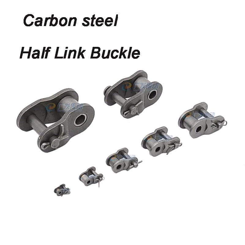 #25 #35 #40 #50 #60 #80 Simplex Roller Chain Full & Half Connecting Link 1/4"-1"