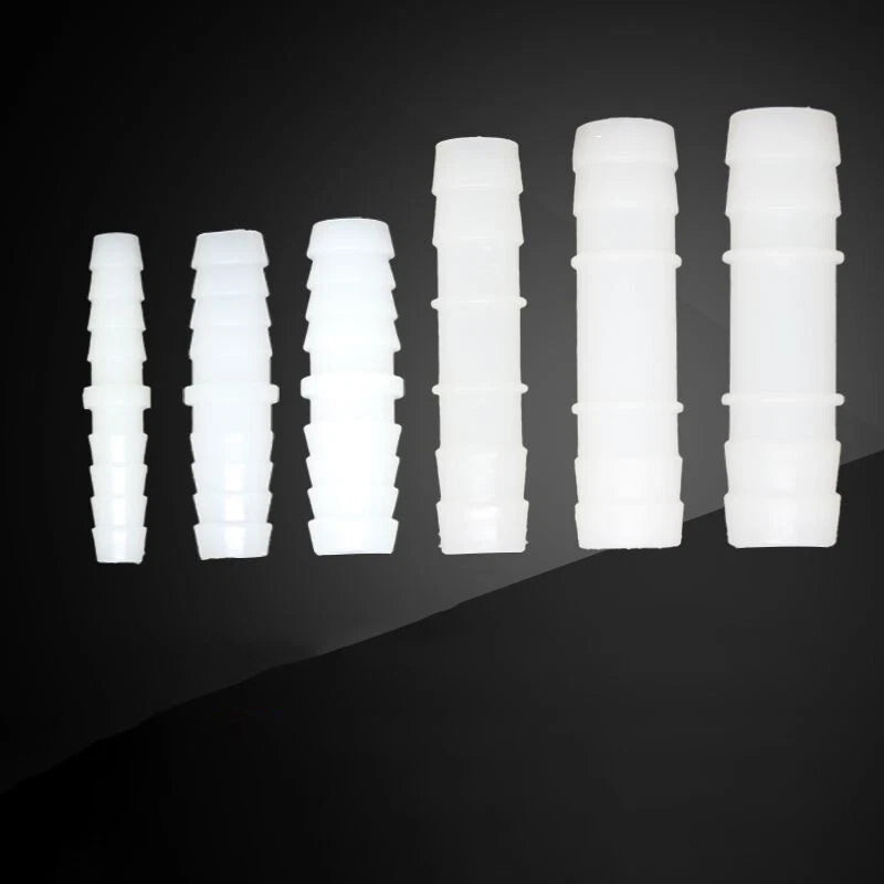 Straight Joiner Barbed Tubing Connector — Plastic Hose Coupler for Air & Water Lines 2.4–32mm