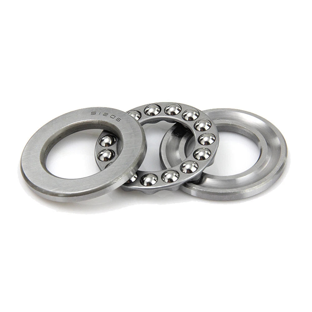 Bore 10mm to 110mm Plane Thrust Ball Bearings Grooved Bearings No.51100 to 51322