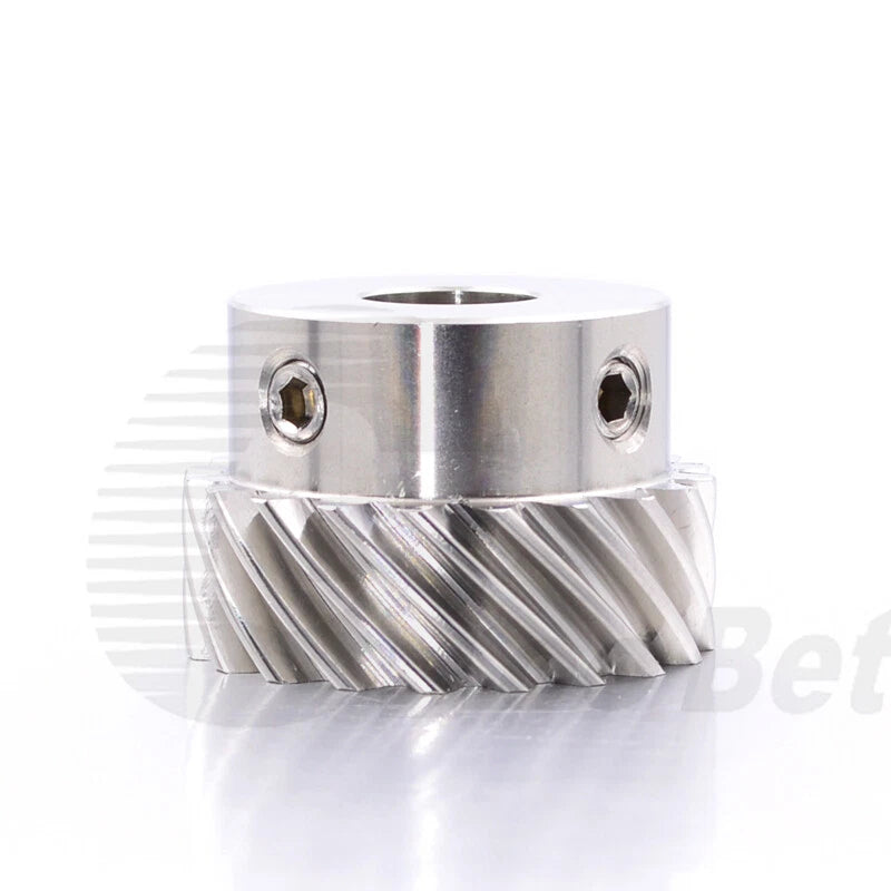 Helical Gear Module 1 1.5 Stainless Steel 45° Left-hand 10-20 Tooth Motor Pinion