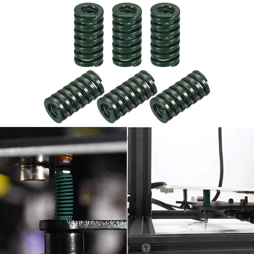 Green Heavy load Compression Die Spring 6 - 18mm Diameter & Up To 300mm Long - HomeDIYer