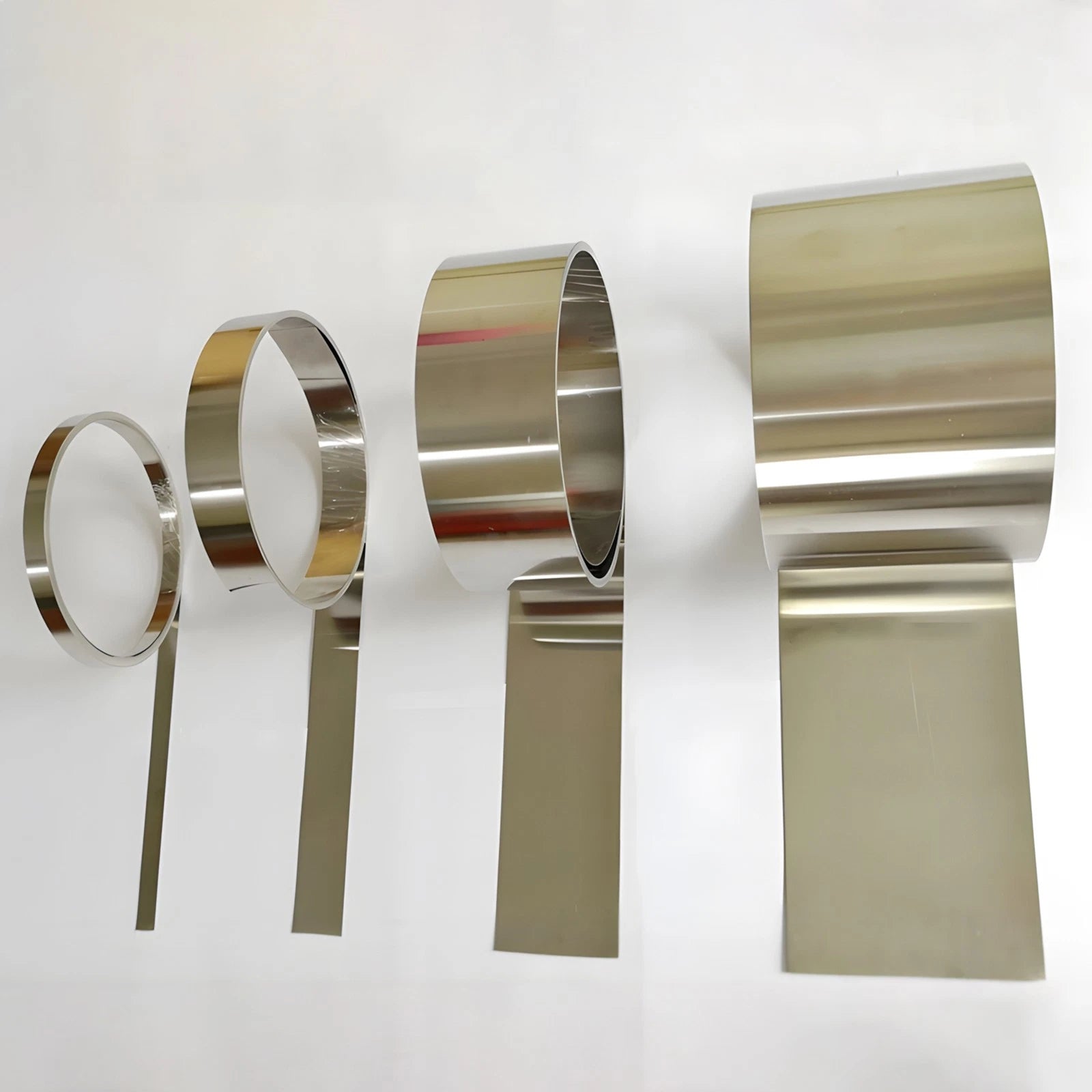 304 A2 Stainless Steel Thin Plate Band Foil Sheet 0.01mm-0.5mm Metal Strip Roll