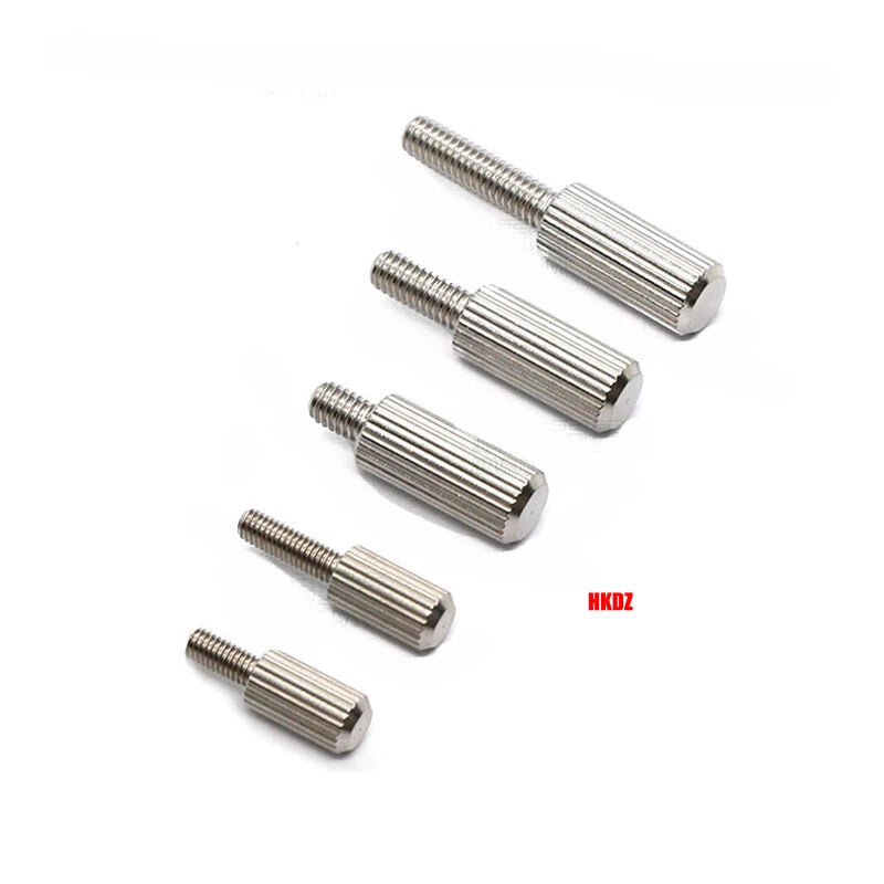 303 Stainless Steel Knurled Thumb Screws With Small Head M3/M4x6~16mm Hand Screw