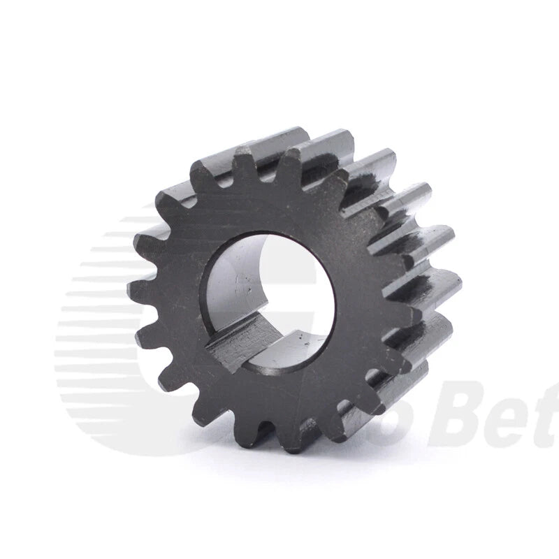 Spur Gear C45 Steel Black Oxided Module 2 Pinion 12-30 Tooth Keyway 10-32mm Flat