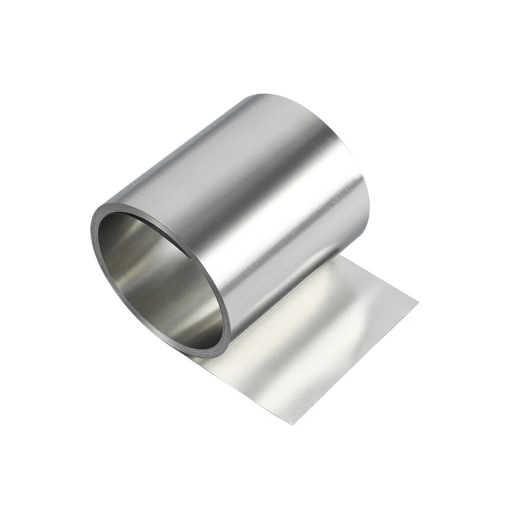 304 Stainless Steel Thin Plate Band Foil Sheet 0.05mm-1mm Thick Metal Strip Roll