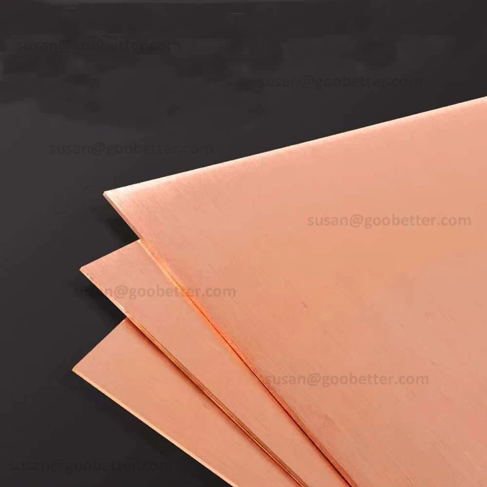 Natural Copper Sheet Metal guillotine cut - 0.3mm to 6.0mm - Multiple Sizes - HomeDIYer