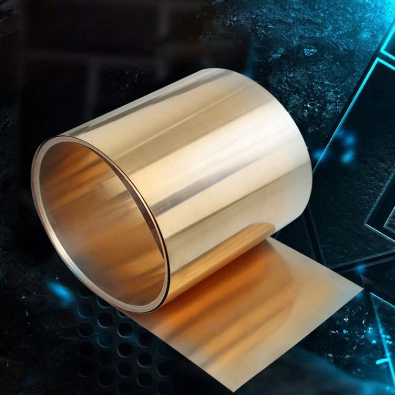Beryllium Copper Alloy Sheet Plate BeCu Metal Panel 0.2/0.3/0.4/0.5/0.6/0.8/1mm
