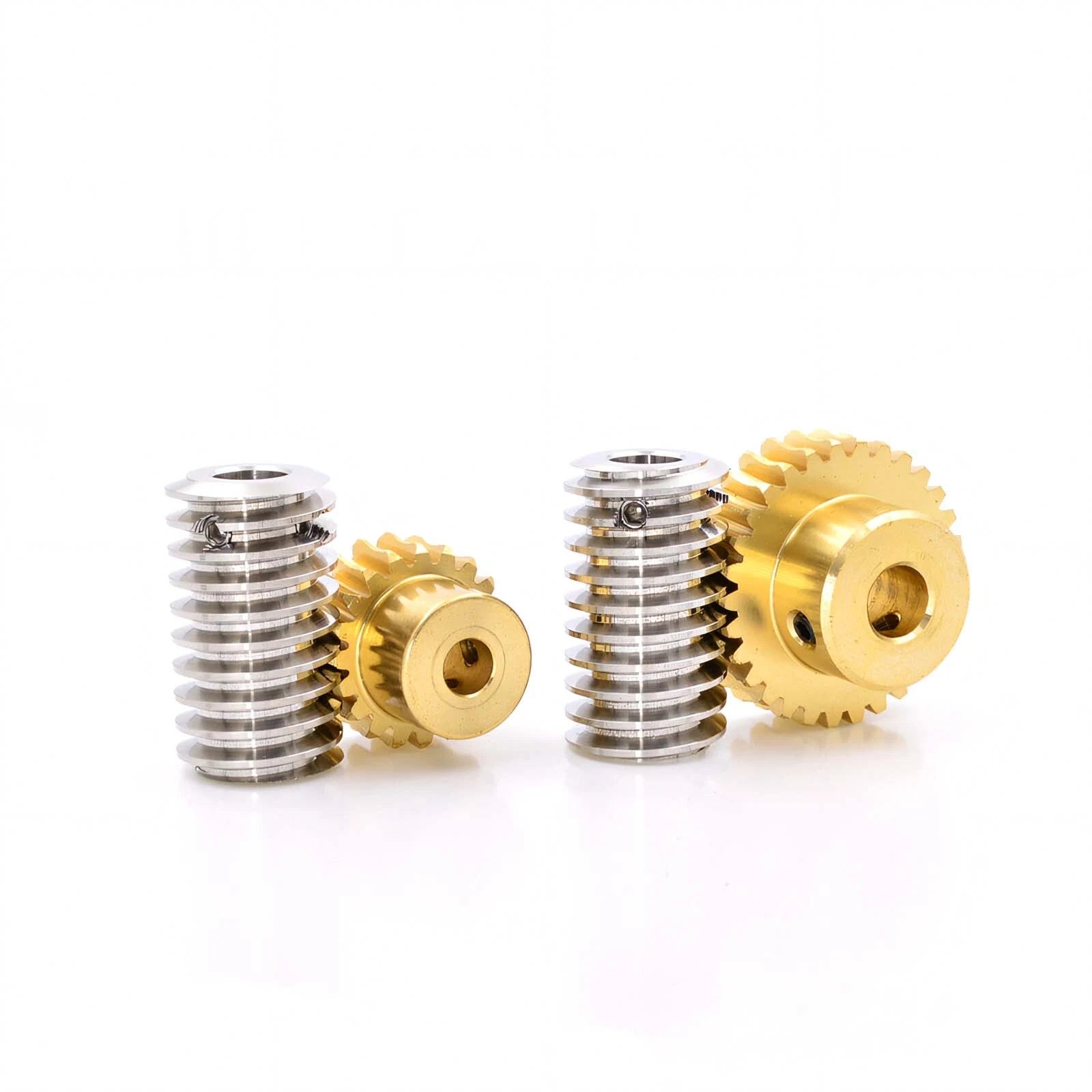 0.8 Module 1:20-60 Reduction Ratio Gear Copper Worm Wheel Gear & Worm Gear Shaft