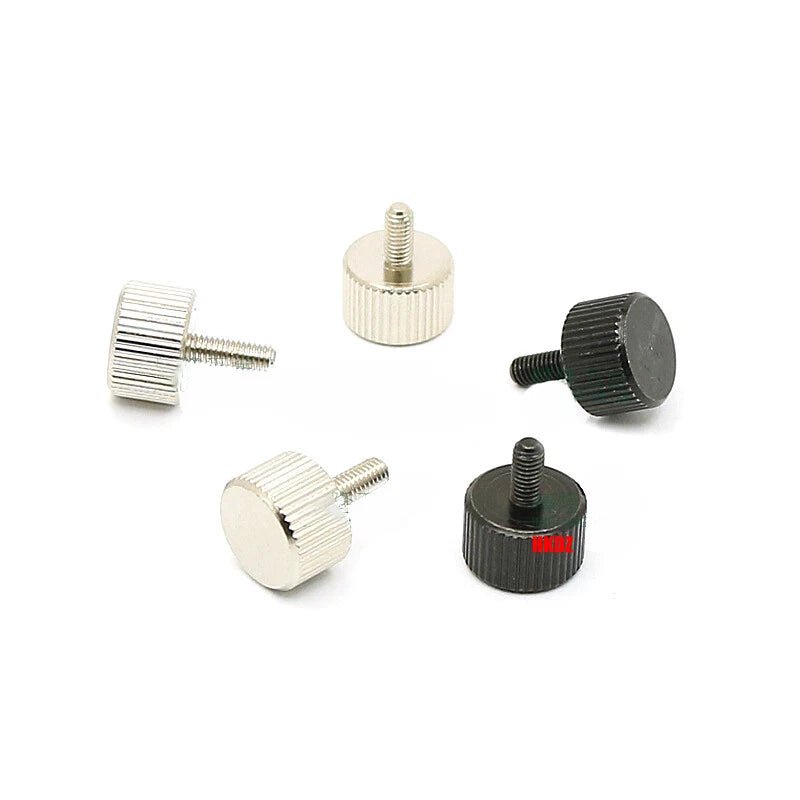 M3 Knurled Thumb Screws – Flat Head Carbon Steel Hand Grip Bolts 6/8/10/12mm - HomeDIYer