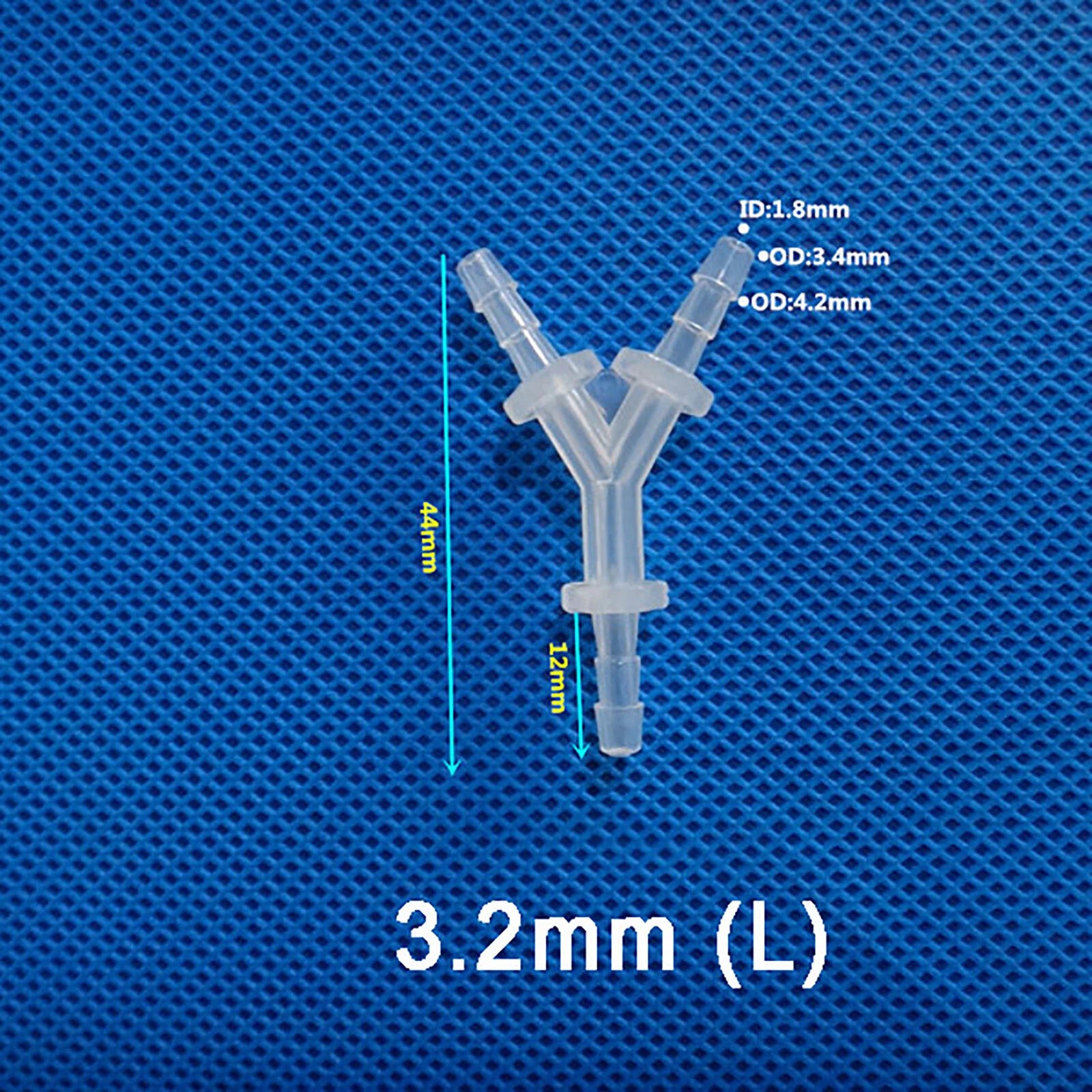 Y Joiner 3-Way Plastic Barb Hose Connector – Air Fuel Water Pipe Fitting