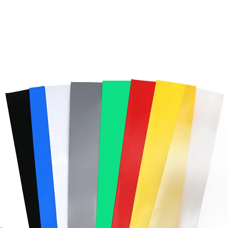 PVC Heat Shrink Tubing for RC Battery & 18650 Cells — 7mm to 120mm, Multicolor