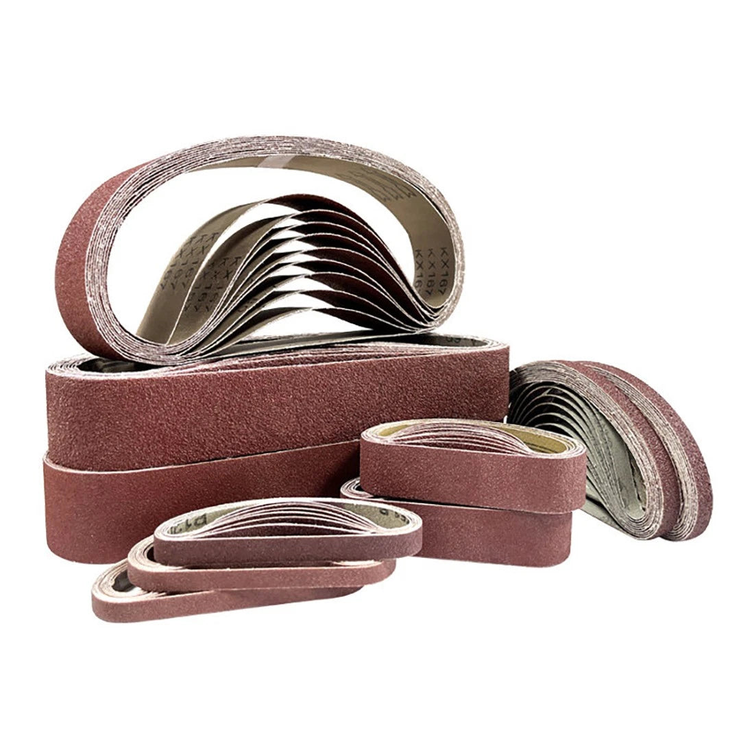 13x458mm 10x330mm Aluminum Oxide Sanding Belts — P60 to P600 Grit for Portable Belt Sanders