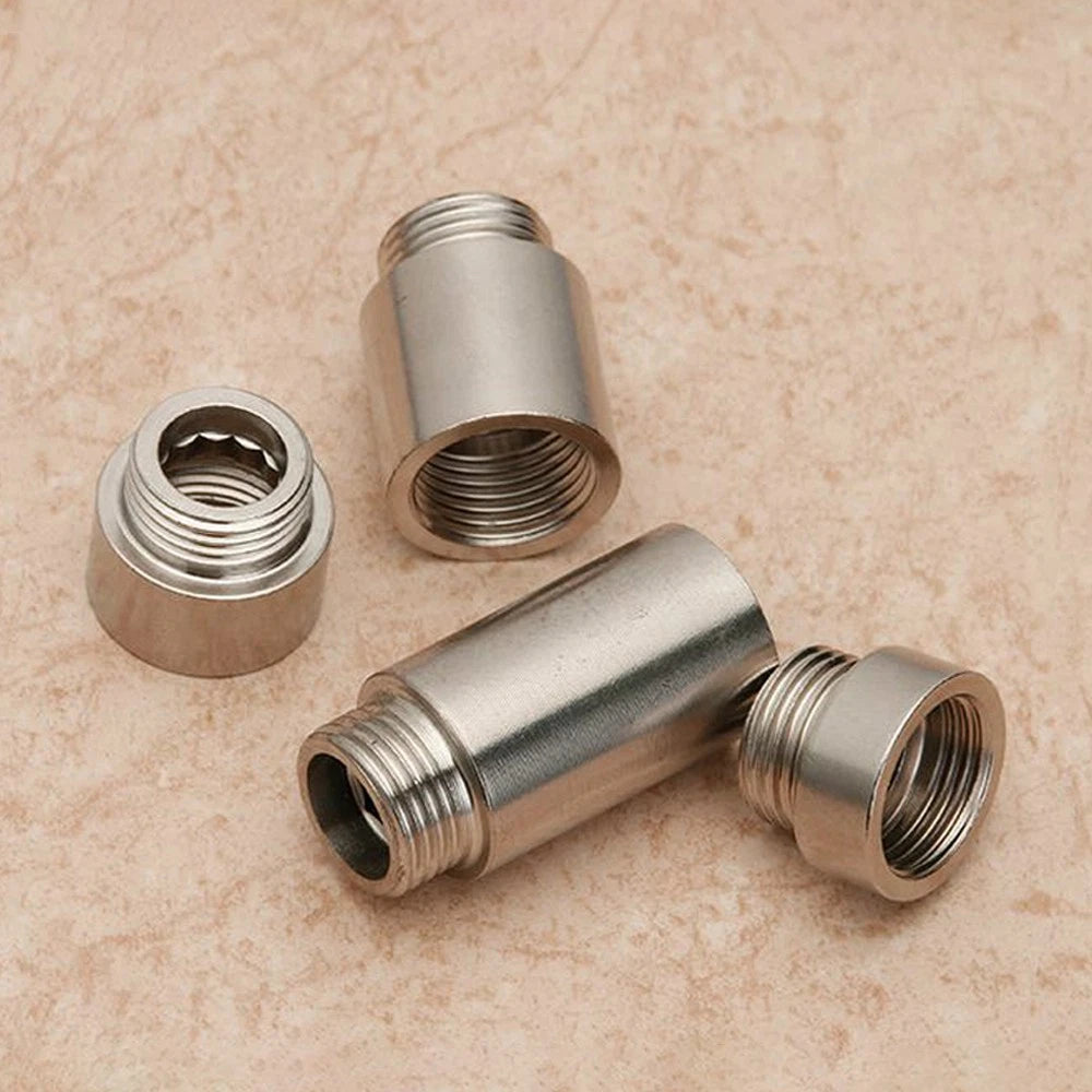 1/2" Stainless Steel Female x Male NPT Extension Pipe Nipple | Barrel Nipple
