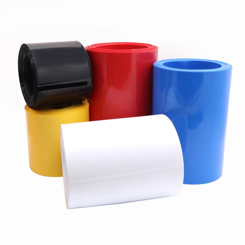 PVC Heat Shrink Tubing for Battery Packs — Flat Width 130mm to 500mm