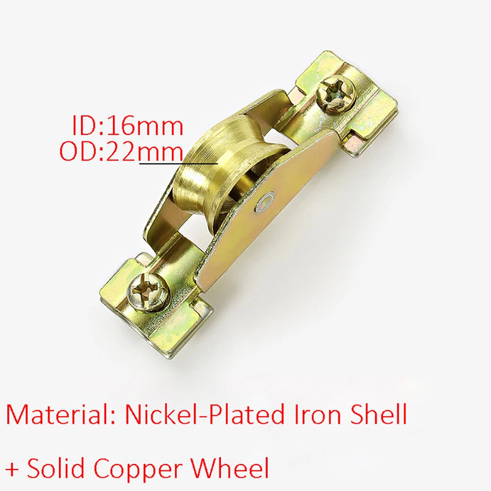 65Type Stainless Steel Sash Pulley Sliding Door Roller Runner Wheel Track Pulley