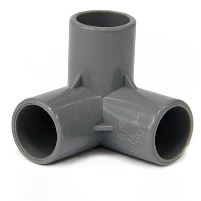 PVC Pipe Fittings Various Type Straight, Tee, Elbow Water Supply White Blue Grey