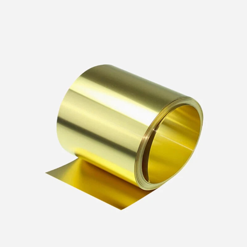 Brass Sheet Roll Metal Foil Plate Strip Craft Model DIY Thick 0.01/0.02/0.03-1mm